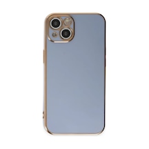 İphone 15 Kılıf Volet Silikon - Mavi