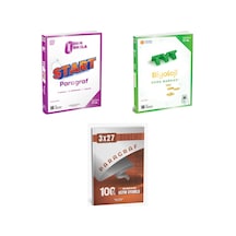 2027 2027 Tyt Üçdörtbeş Sıfırdan Başla Start Paragraf + Biyoloji Soru + Anla Kazan Paragraf Deneme 3'lü Set