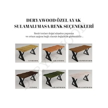 Masif Ahşap Pinus Sulamalı Mutfak Masası 85 x 100 x 76cm