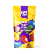 Patislove Renkli Şeker Kaplı Sütlü Çikolatalı Draje, 90g