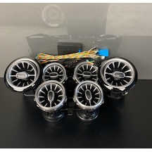 Mercedes E Seris 2016-2017 W213 3 Renk Ön Havalandırma Menfez Set (479574808)