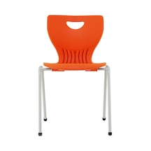 Turuncu Plastik Sandalye 2 Adet Turuncu