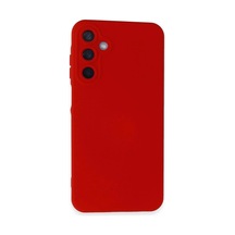 Samsung Galaxy A25 5g Kılıf Nano İçi Kadife Silikon - Kırmızı