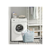 Quality Kuplu Çamaşır Sepeti Yükseklik 36 Cm İkea Kirli Sepeti Plastik Sepet Mavi Hacim 24 Litre Mavi - 717212144 Mavi