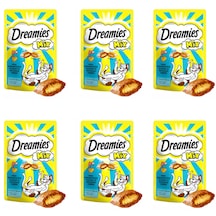 Dreamies Mix Somon Balıklı ve Peynirli Kedi Ödülü 6 x 60 G