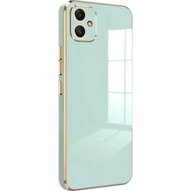 Mey İthalat Samsung Uyumlu Galaxy A05 Kılıf Volet Silikon - Açık Yeşil