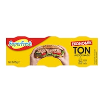 Superfresh Ekonomik Ayçiçek Yağlı Ton Balığı 3 X 75 - 7 Adet Tarı
