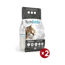 Benty Sandy Natural Kokusuz İnce Topaklaşan Bentonit Kedi Kumu 2 x 5 L