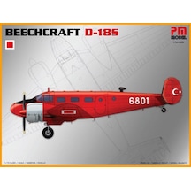 Beechcraft D-18s Yolcu-yük Uçağı Pm Model Demonte Plastik Uçak Maket Kiti