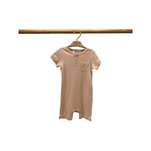 Tiffany Baby & Kids Tiffany Baby Organik Theme Cepli Kısa Rompy 88026 Tarçın
