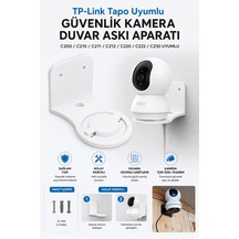 Tapo C222 / C220 / C230 / C210 / C211 / C200 Uyumlu Kamera Duvar Askısı Versiyon 2 C200c İle Uyumlu Değildir.