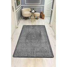 Modern Desenli Dijital Baskı Kaymaz Taban Halı H1120 Renkli