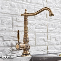 Antik İşlemeli Çanak Lavabo Bataryası
