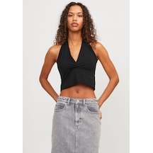 Jack & Jones Kadın Boyundan Bağlamalı Bluz - Lorelei 12252290 Black