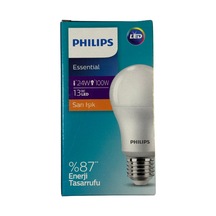 Philips 13w 100w 2700k Sarı Işık E27 Duylu Led Ampul 8 Adet