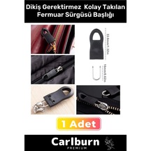 Carlburn Özel Üretim Dikiş Gerektirmez Pratik Kolay Takılan Çanta Polar Valiz Fermuar Sürgüsü Başlığı 1 Adet Çok Renkli