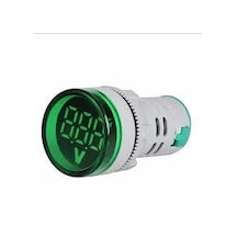Yeşil Pano Tipi Voltmetre Sinyal Lambası Ac 220v 60v-500v Ölçüm