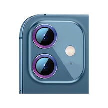 Zore İphone 12 Mini Uyumlu Cl-07 Kamera Koruyucu-colorful