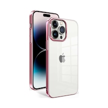Apple Uyumlu iPhone 14 Pro Kılıf Zore Kenarları Renkli Arkası Şeffaf Sun Sert Kapak