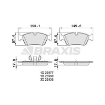 Bmw 318i E90 On Fren Balatasi 2006-2007 Braxıs Aa0221