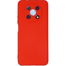 Huawei Nova Y90 Uyumlu Kılıf Nano İçi Kadife Silikon - Kırmızı
