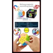 Moyu Megaminx Manyetik Bloklar - Mıknatıslı Stickersız Akıl Zeka Rübik Küp