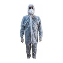 Besni Ticaret Tek Kullanımlık Tela Kapşonlu Misafir Tulumu Beyaz 50 Adet