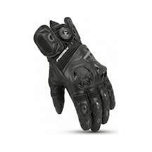 Motoanl Motosiklet Eldiveni Racing Full Koruma Leather Prof Motorcu Eldiven Siyah
