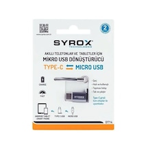 Syrox Micro Usb Den Type-C Ye Dönüştürücü Dt14
