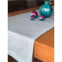 Valerium Simli Nil Yeşili Runner 40x150cm Nil Yeşili