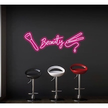 Twins Led Beauty Yazılı Ve Şekilli Neon Tabela Pembe Model:model:63133366 Pembe