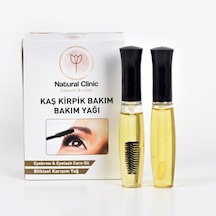 Natural Clinic Kaş Kirpik Bakım Yağı 10 ML + Doğal E Vitaminli Argan Yağı 10 ML