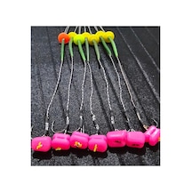 Yemleme Botu 12 Çift Mısır Pembe Rig Ve Boli Yüzen Model 12 Takım 2.3 No İnne İnnesi Büyük Boy