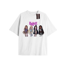 Tarzsokak Y2k Bratz Oversize Kod Bratz8 Beyaz
