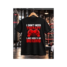 Segungear Boxingtherapy Erkek Regular Fit Baskılı Spor Tişört Siyah - 932275514 Siyah