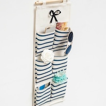 Duvara Monte Renkli Kumaş Saklama Çantası Yurt Kapısı Arkaya Monte Çok Katlı Saklama Çantası 6 Diğer