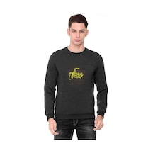 International Jazz Day Neon Müzik Music Baskılı Erkek Sweatshirt