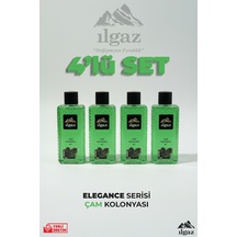 Ilgaz Çam Kolonyası 4'lü Set 80 Derece 400 Ml Elegance Series
