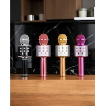 Şarjlı Karaoke Mikrofon Usb Bellek Destekli Uczkaraokemikrofon4