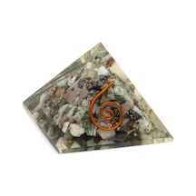 Larimar Taşından Orgonit Piramit Diğer