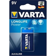 Varta 9V Longlife Power Alkalin Pil