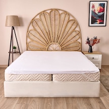 Soft Bora Cotton Tek Kişilik Sıvı Geçirmez Lastikli Alez - Beyaz - 120x200 Cm Renkli