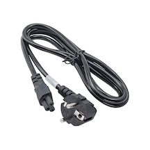 2 Metre Yonca Power Adaptör Kablosu 0.75mm 2m A+ Siyah