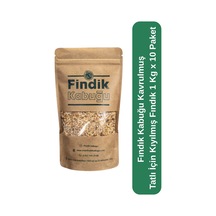 Fındık Kabuğu Kavrulmuş Tatlı İçin Kıyılmış Fındık 1 Kg X 10 Paket