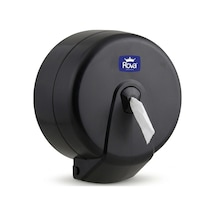 Rova Maxi Point Jumbo İçten Çekmeli Wc Kağıdı Dispenseri Siyah