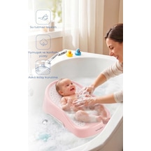 Babyjem Soft Banyo Desteği Bebek Yıkama Yardımcısı Soft Pembe