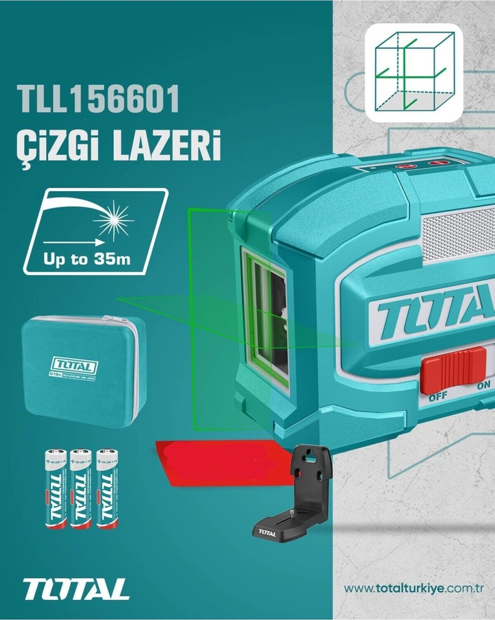 Distomat Yeşil Çizgi Lazer Hizalama Tll156601