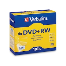 Markalı Yüzeyli Dvd+rw 4,7 Gb 4x - 10 Pk Mücevher Kutusu - 94839
