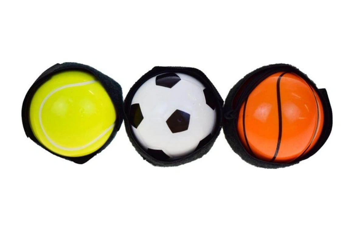 İpli Plastik Top 6,3 Cm Çok Renkli