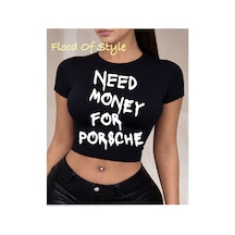 Flood Of Style Siyah Babby Tee Money Özel Tasarım